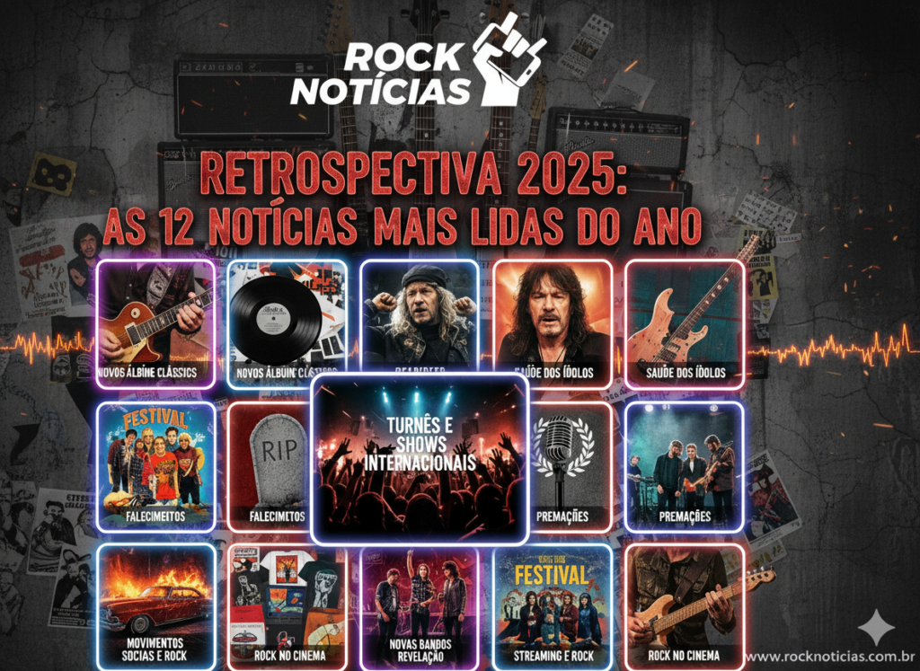 Retrospectiva 2025: Um Ano agitado no Rock Notícias